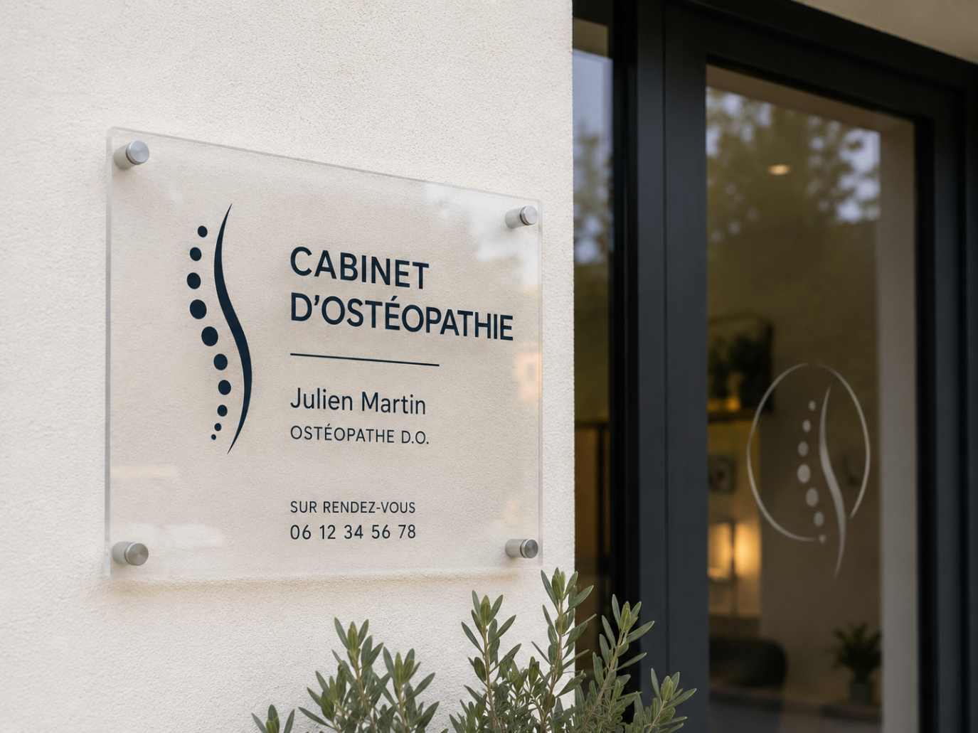 Plaque professionnelle